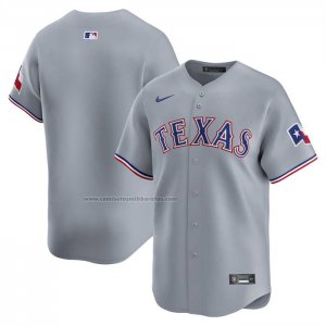Camiseta Beisbol Hombre Texas Rangers Road Limited Gris