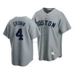 Camiseta Beisbol Hombre Boston Red Sox Joe Cronin Cooperstown Collection Road Gris