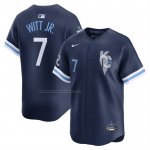 Camiseta Beisbol Hombre Kansas City Royals Bobby Witt Jr City Connect Limited Azul