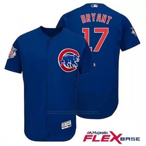 Camiseta Beisbol Hombre Chicago Cubs 17 Kris Bryant Autentico Coleccion Flex Base