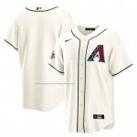 Camiseta Beisbol Hombre Arizona Diamondbacks 2025 All Star Game Primera Replica Crema
