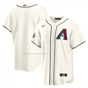 Camiseta Beisbol Hombre Arizona Diamondbacks 2025 All Star Game Primera Replica Crema