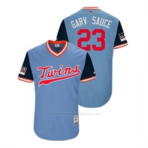 Camiseta Beisbol Hombre Minnesota Twins Mitch Garver 2018 Llws Players Weekend Garv Sauce Light Toronto Blue Jays