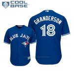Camiseta Beisbol Hombre Toronto Blue Jays Curtis Granderson Cool Base Alterno Royal