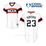 Camiseta Beisbol Hombre Chicago White Sox Robin Ventura 23 Blanco Alterno Cool Base