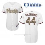 Camiseta Beisbol Hombre Arizona Diamondbacks 44 Paul Goldschmidt Blanco Cool Base