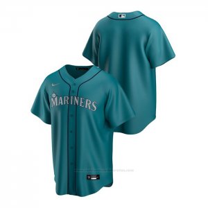 Camiseta Beisbol Hombre Seattle Mariners Replica Alterno Verde
