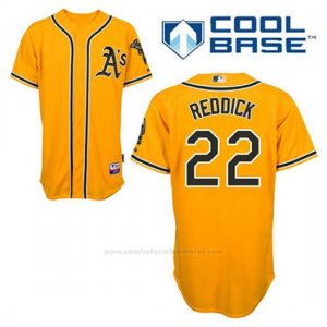 Camiseta Beisbol Hombre Oakland Athletics Josh Rojodick 22 Oro Alterno Cool Base