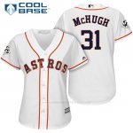 Camiseta Beisbol Mujer Houston Astros 2017 World Series Collin Mchugh Blanco Cool Base