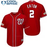 Camiseta Beisbol Hombre Washington Nationals 2017 Postemporada Adam Eaton Scarlet Cool Base
