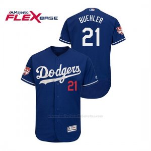 Camiseta Beisbol Hombre Los Angeles Dodgers Walker Buehler 2019 Entrenamiento de Primavera Flex Base Azul