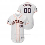 Camiseta Beisbol Hombre Houston Astros Personalizada 2019 Postseason Flex Base Blanco