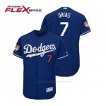 Camiseta Beisbol Hombre Los Angeles Dodgers Julio Urias Flex Base Entrenamiento de Primavera 2019 Azul