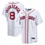 Camiseta Beisbol Hombre Boston Red Sox Carl Yastrzemski Retirado Primera Replica Blanco Camiseta Beisbol Hombre Boston Red Sox Carl Yastrzemski Retirado Primera Replica Blanco