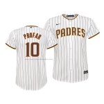 Camiseta Beisbol Nino San Diego Padres Jurickson Profar Replica Primera Blanco