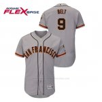 Camiseta Beisbol Hombre San Francisco Giants Brandon Belt 150th Aniversario Patch Autentico Flex Base Gris2