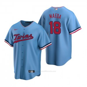 Camiseta Beisbol Hombre Minnesota Twins Kenta Maeda Replica Alterno Azul