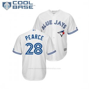 Camiseta Beisbol Hombre Toronto Blue Jays Steve Pearce Cool Base 1ª Blanco