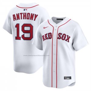 Camiseta Beisbol Hombre Boston Red Sox Roman Anthony Primera Limited Blanco1