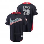 Camiseta Beisbol Hombre All Star Game Chicago White Sox Jose Abreu 2018 1ª Run Derby American League Azul