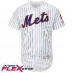 Camiseta Beisbol Hombre New York Mets Blank Blanco Flex Base Autentico Coleccion