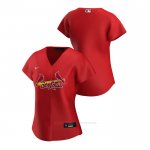 Camiseta Beisbol Mujer St. Louis Cardinals Replica 2020 Alterno Rojo