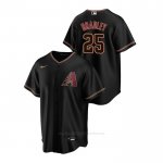 Camiseta Beisbol Hombre Arizona Diamondbacks Archie Bradley Replica Alterno Negro