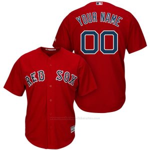 Camiseta Boston Red Sox Personalizada Rojo