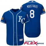 Camiseta Beisbol Hombre Kansas City Royals Mike Moustakas 8 2017 Entrenamiento de Primavera Flex Base Jugador