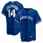 Camiseta Beisbol Hombre Kansas City Royals Jac Caglianone Alterno Replica Azul Camiseta Beisbol Hombre Kansas City Royals Jac Caglianone Alterno Replica Azul