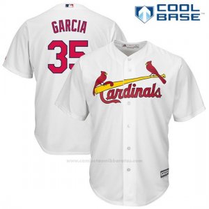 Camiseta Beisbol Hombre St. Louis Cardinals Mens Greg Garcia Blanco Cool Base