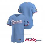 Camiseta Beisbol Hombre Texas Rangers Autentico 2020 Alternato Azul