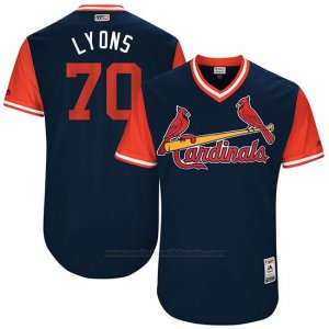 Camiseta Beisbol Hombre St. Louis Cardinals 2017 Little League World Series Tyler Lyons Azul
