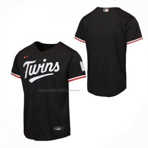Camiseta Beisbol Nino Minnesota Twins Alterno 2 Stadium Negro