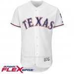 Camiseta Beisbol Hombre Texas Rangers Blank Blanco Flex Base Autentico Coleccion