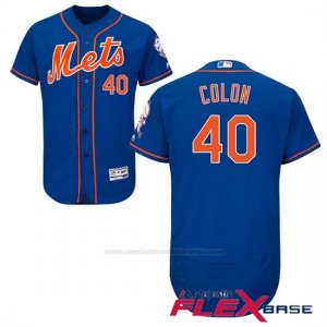 Camiseta Beisbol Hombre New York Mets Bartolo Colon 40 Flex Base