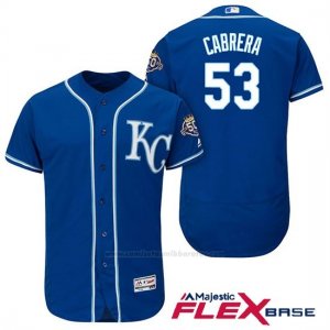 Camiseta Beisbol Hombre Kansas City Royals Melky Cabrera 50th Season Flex Base