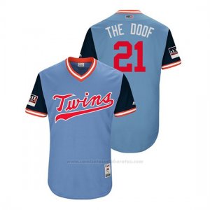 Camiseta Beisbol Hombre Minnesota Twins Tyler Duffey 2018 Llws Players Weekend The Doof Light Toronto Blue Jays