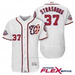 Camiseta Beisbol Hombre Washington Nationals Stephen Strasburg Blanco 2018 All Star 1ª Alterno Flex Base