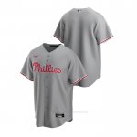 Camiseta Beisbol Hombre Philadelphia Phillies Replica Road Gris