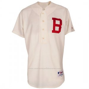 Camiseta Beisbol Hombre Atlanta Braves Turn Back The Clock Crema