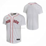 Camiseta Beisbol Nino Boston Red Sox Primera Game Blanco Camiseta Beisbol Nino Boston Red Sox Primera Game Blanco