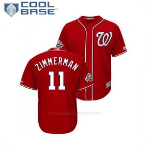 Camiseta Beisbol Hombre Washington Nationals Ryan Zimmerman 2018 All Star Game Cool Base Scarlet