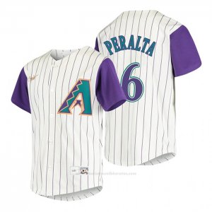 Camiseta Beisbol Nino Arizona Diamondbacks David Peralta Cooperstown Collection Alterno Crema