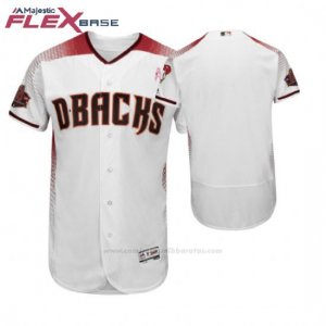 Camiseta Beisbol Hombre Arizona Diamondbacks Blanco 2018 Dia de la Madre Flex Base