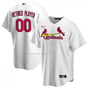 Camiseta Beisbol Hombre St. Louis Cardinals Primera Pick-A-Player Retired Roster Replica Blanco