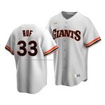 Camiseta Beisbol Hombre San Francisco Giants Darin Ruf Cooperstown Collection Primera Blanco