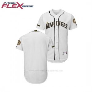 Camiseta Beisbol Hombre Seattle Mariners 2018 Dia de los Caidos Flex Base Blanco