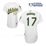 Camiseta Beisbol Hombre Oakland Athletics Glenn Hubbard 17 Blanco 1ª Cool Base