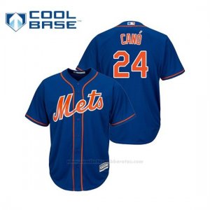 Camiseta Beisbol Nino New York Mets Robinson Cano Cool Base Majestic Alternato Azul